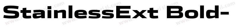 StainlessExt Bold字体转换